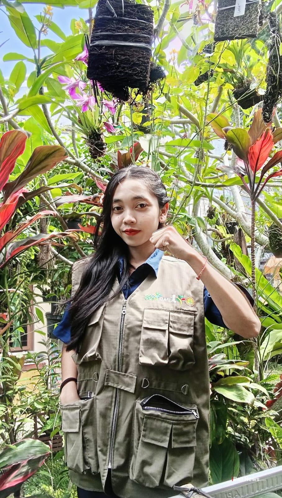 Ida Ayu Made Intan Pujawati, Mahasiswa Unud yang terpilih menjadi Duta Petani Muda Kementerian Pertanian 2025.